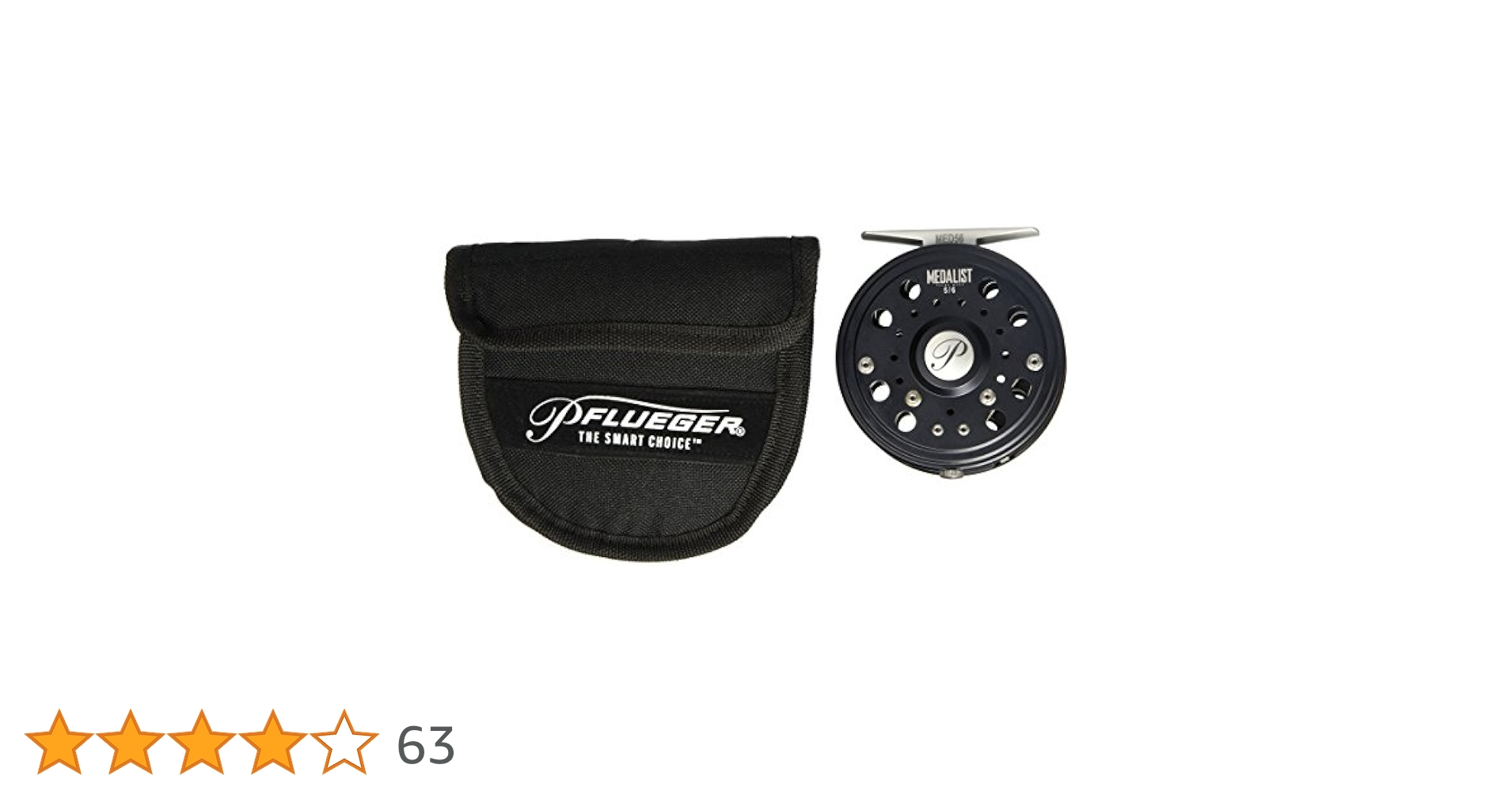 Pflueger Medalist フライリール ブラック Pflueger Early Medalist 1494 Round Line Guard Vintage Fly